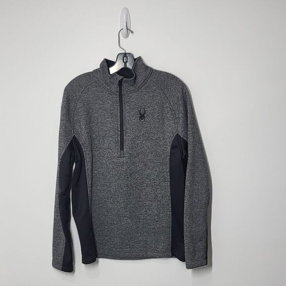 Spyder Men's Gray & Black Pullover Sweater - Picture 1 of 12
